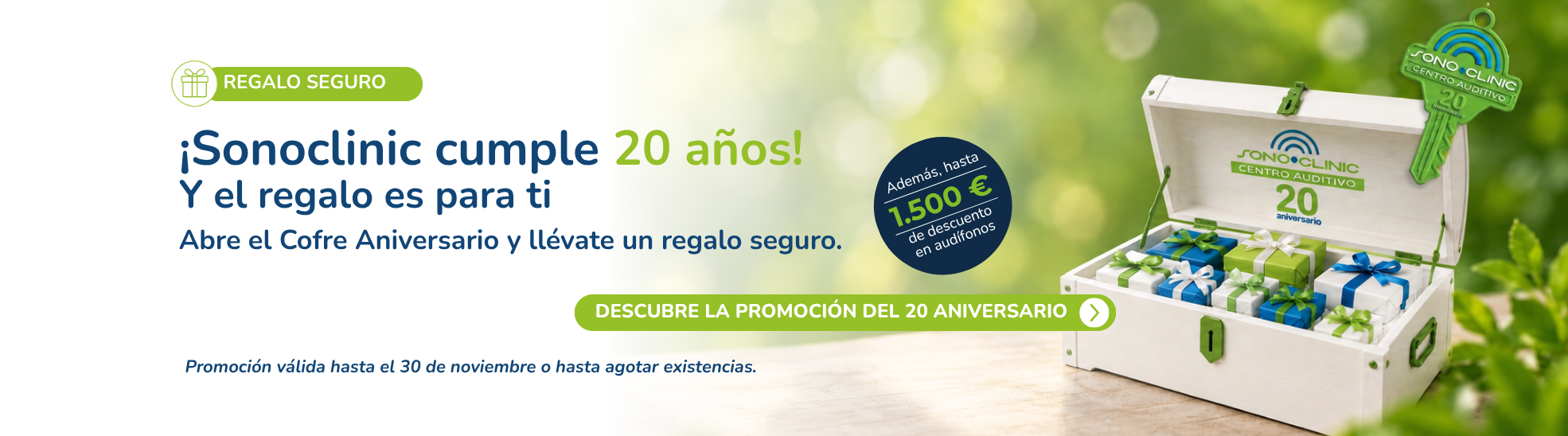 20 aniversario Sonoclinic